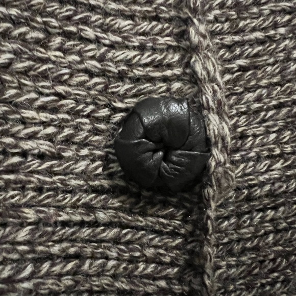 Anthropologie Manoush lambswool cardigan with large buttons - Picture 5 of 10